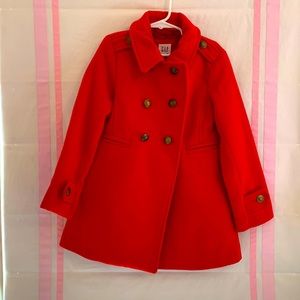 Gap Kids Red Peacoat